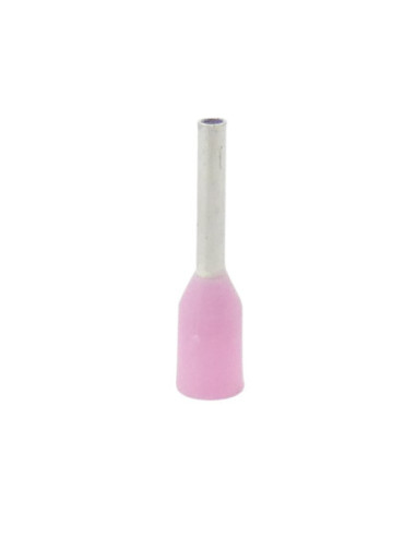 0.34mm² Cable Size PINK CORD END FERRULE 8mm Pin Length