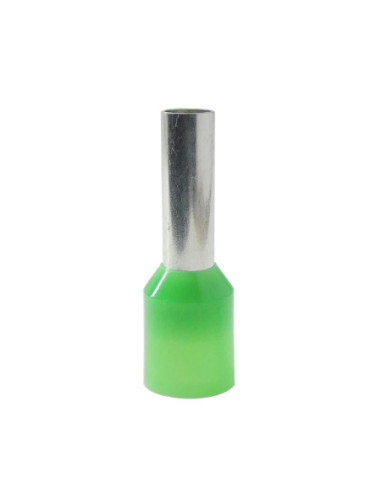 6.0mm² Cable Size GREEN CORD END FERRULE 12mm Pin Length