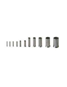1.5mm² Cable Size UNINSULATED CORD END FERRULE 10mm Long